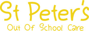 Logo for St Peter's Out of School Care club in Cardiff